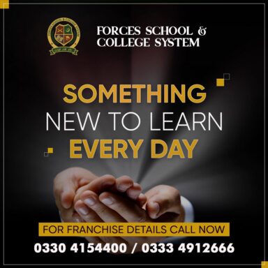 Forces School inspires it's students to learn something new every day!