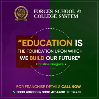 Education is the foundation of a better future.