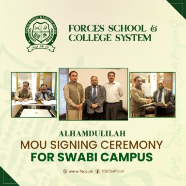 MOU Signing Ceremony for Swabi Campus.