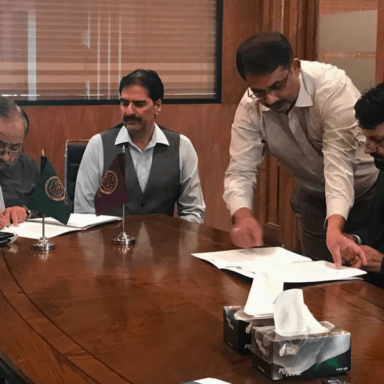 MOU Signing for Forces School Paris Road Sialkot Campus