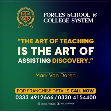 'The art of teaching is the art of assisting discovery', Mark Van Doren